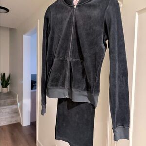 Juicy Couture Black Velour Jacket